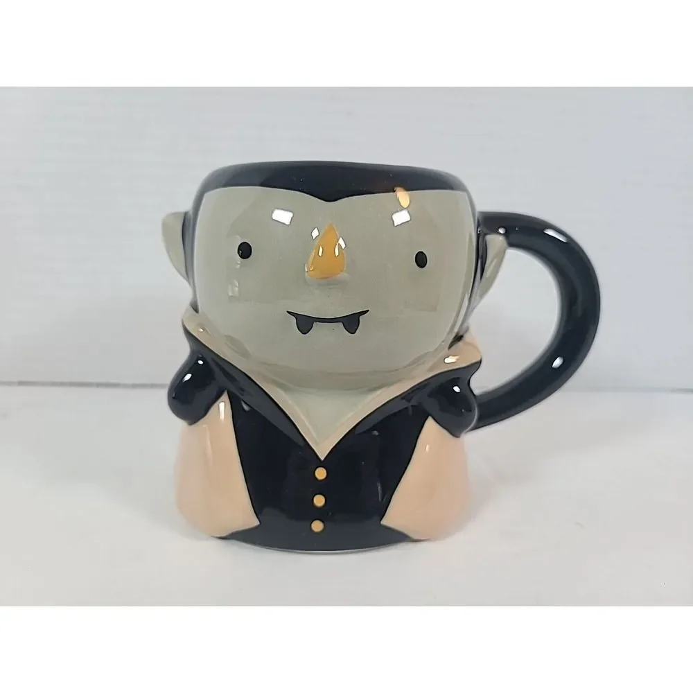 Target 2024 Hyde & Eek Halloween Figural Vampire Stoneware 15 oz Mug Cute New